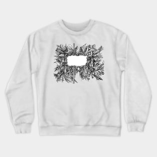 Abstract doodle frame art Crewneck Sweatshirt